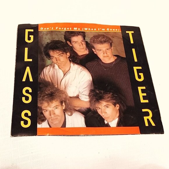 Rock Picture Sleeve 45 Glass Tiger - Don't Forget Me / Ancient Evenings … - Picture 1 of 4